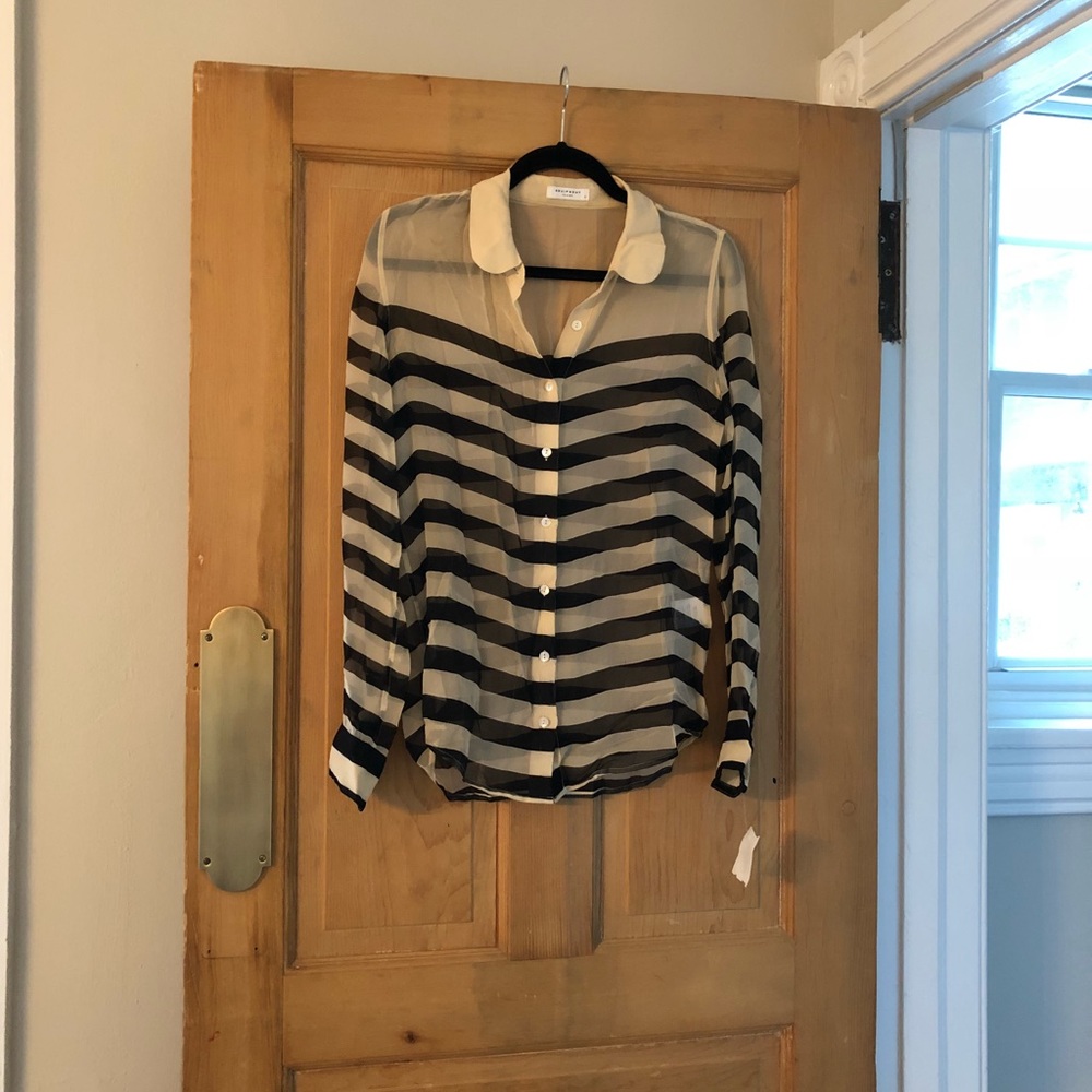 Equipment silk blouse - sz small